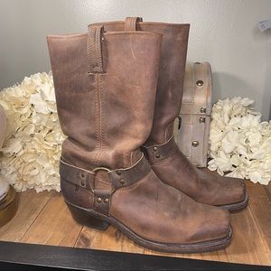 Frye Harness 12R Leather Boots Style 77300